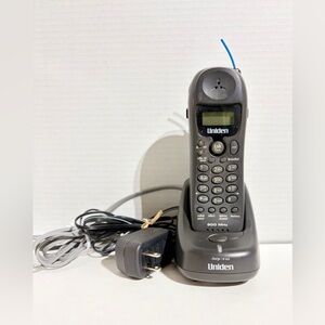 Uniden Cordless Telephone Phone 900 MHz Black EXI976C AS IS Untested No Battery
